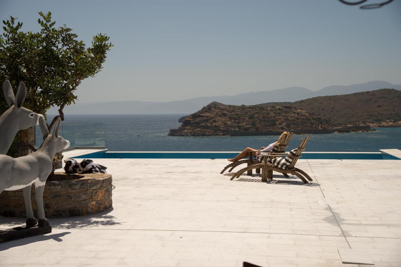 Villa Dimitra By Elounda Island View Villas Bagian luar foto