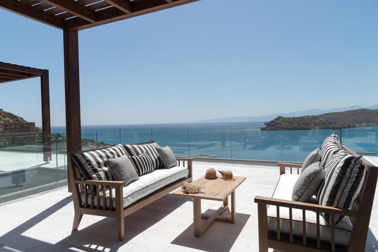 Villa Dimitra By Elounda Island View Villas Bagian luar foto