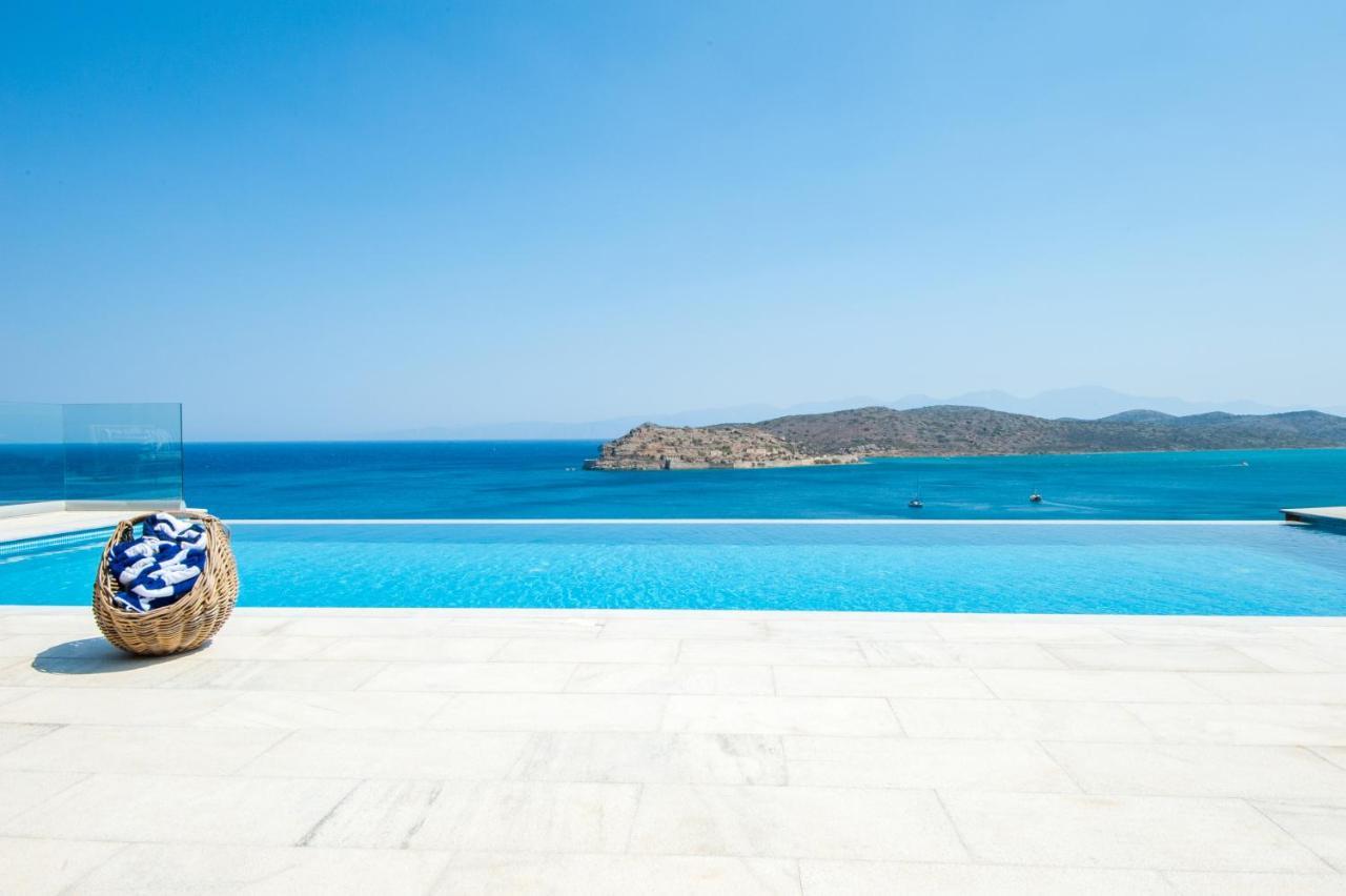 Villa Dimitra By Elounda Island View Villas Bagian luar foto