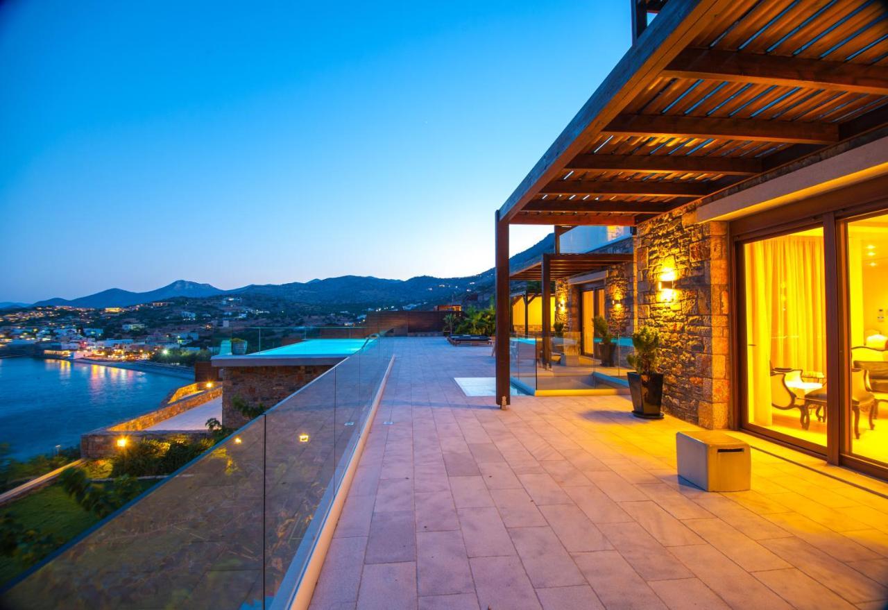 Villa Dimitra By Elounda Island View Villas Bagian luar foto