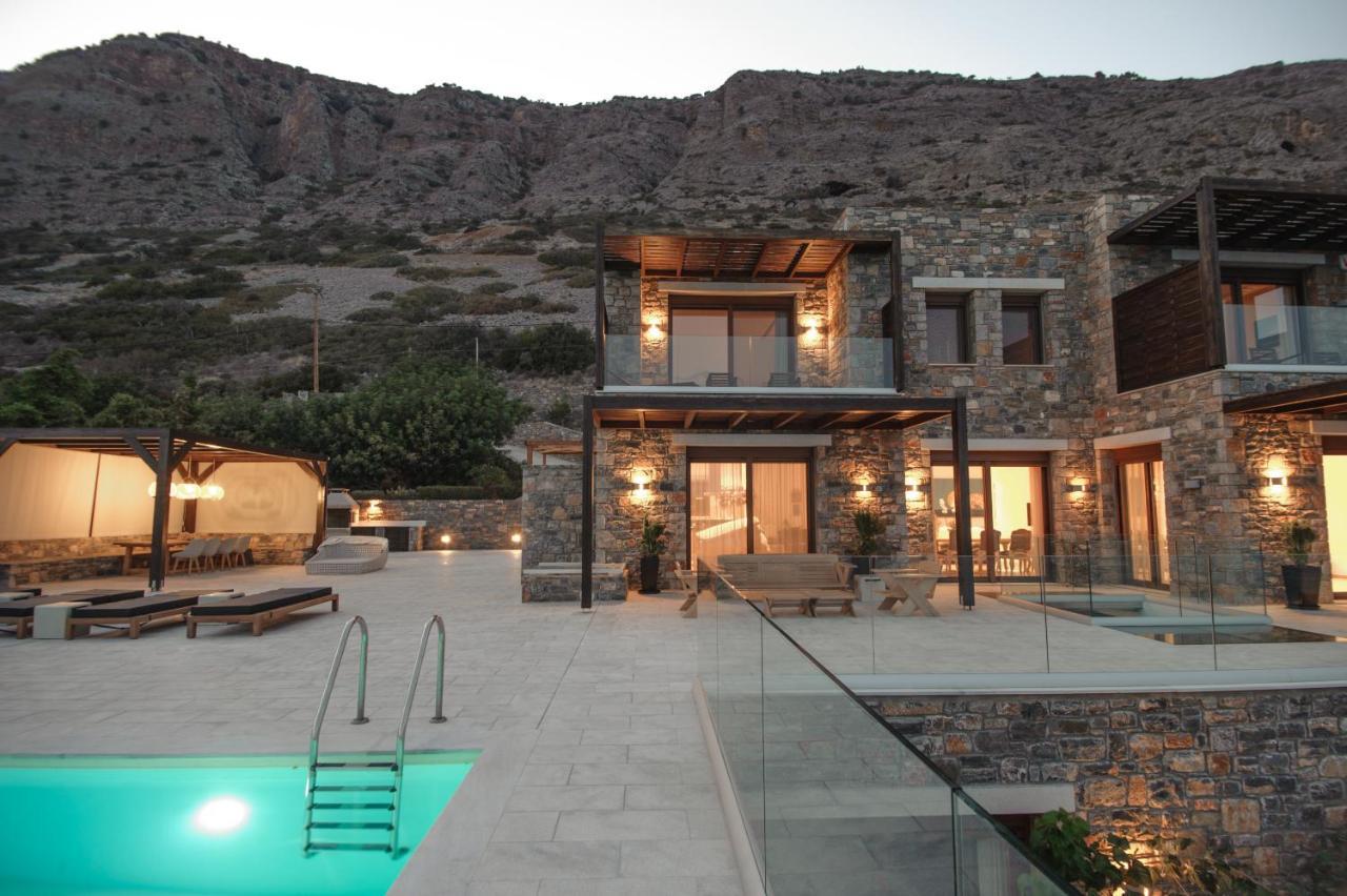 Villa Dimitra By Elounda Island View Villas Bagian luar foto