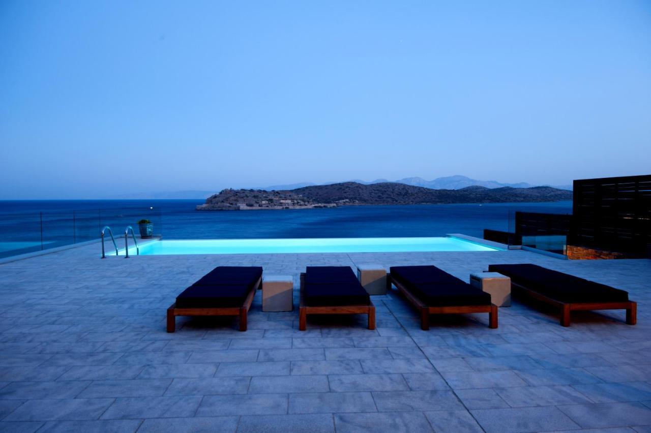 Villa Dimitra By Elounda Island View Villas Bagian luar foto