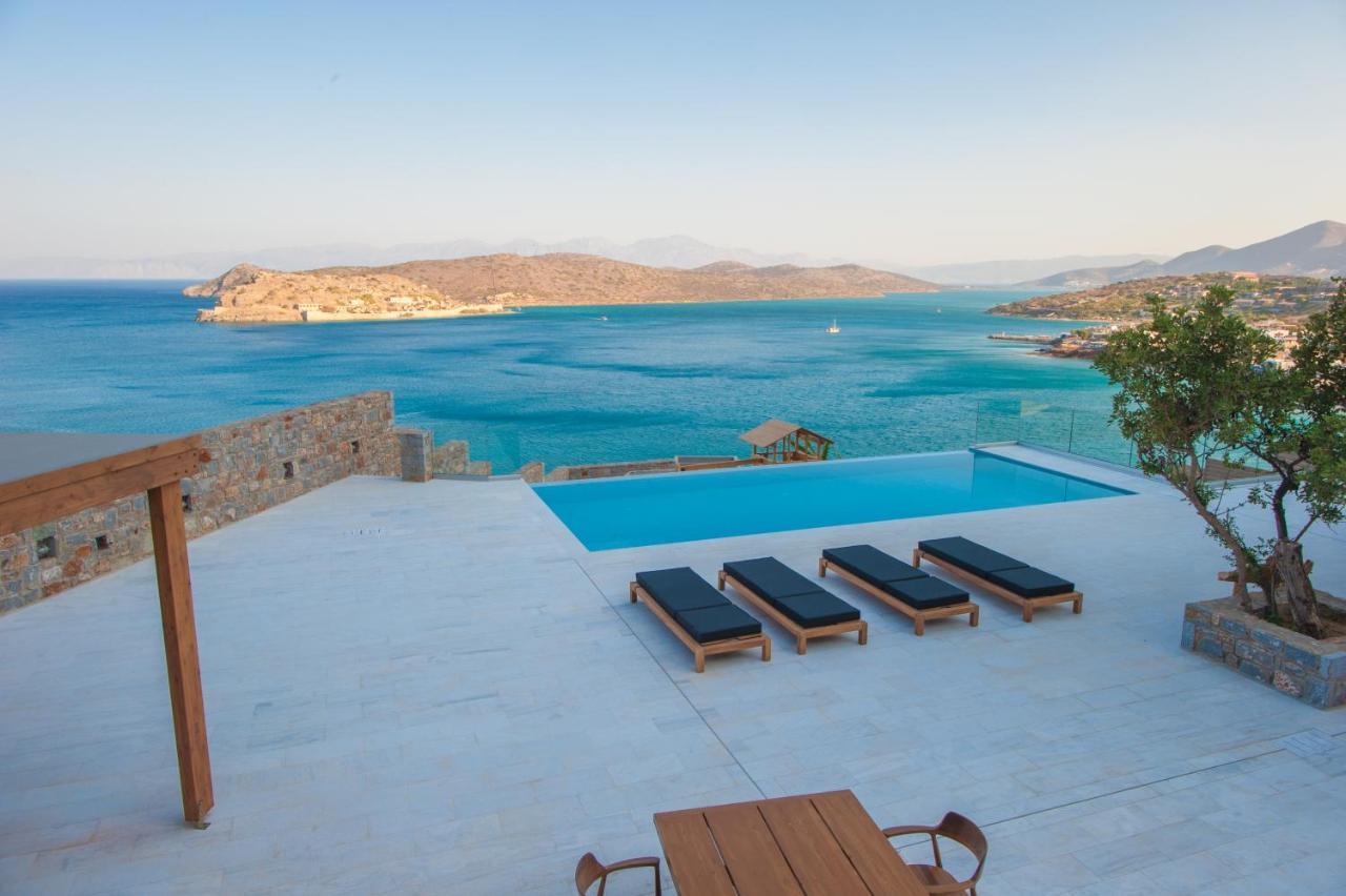 Villa Dimitra By Elounda Island View Villas Bagian luar foto