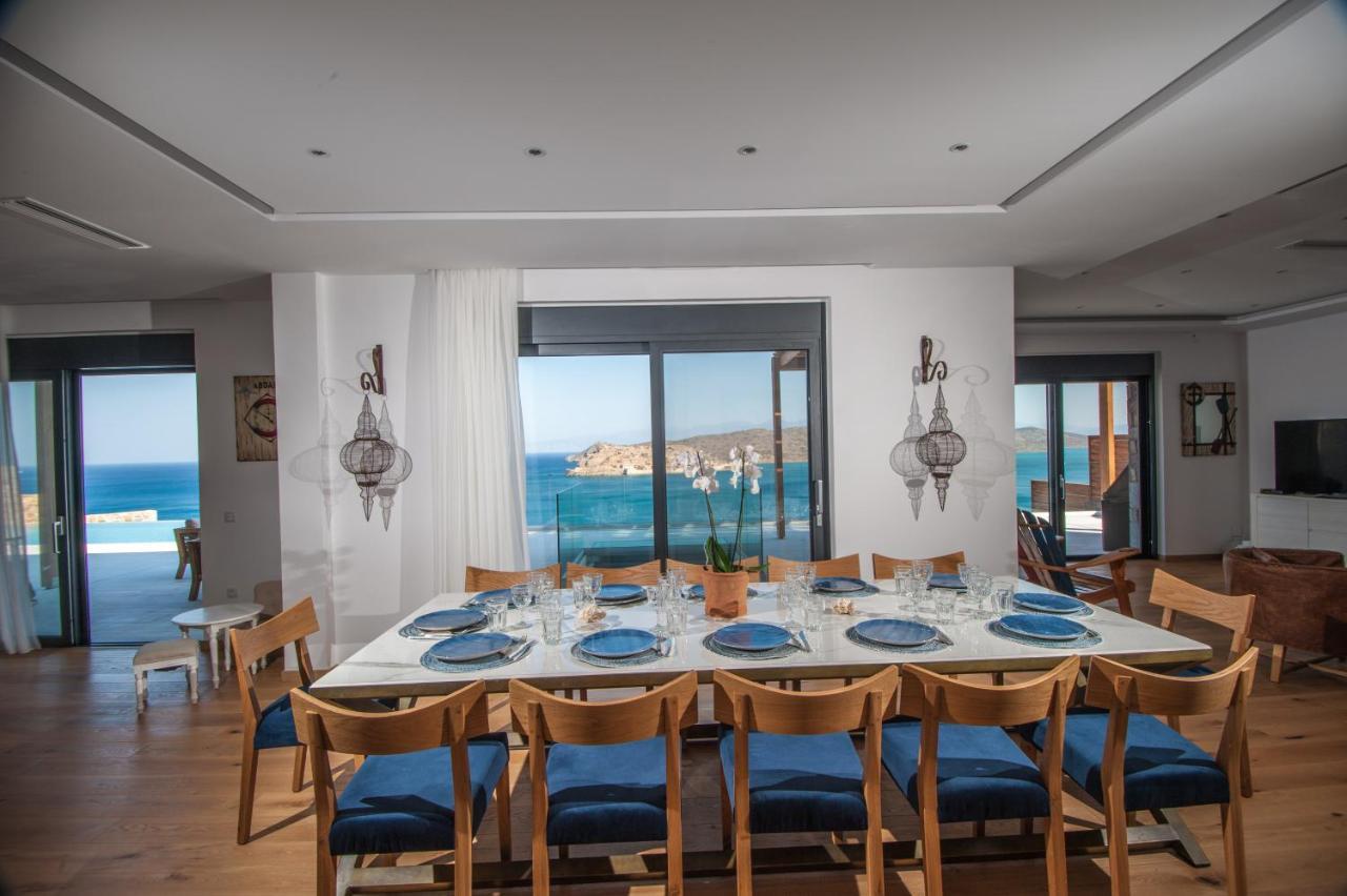 Villa Dimitra By Elounda Island View Villas Bagian luar foto